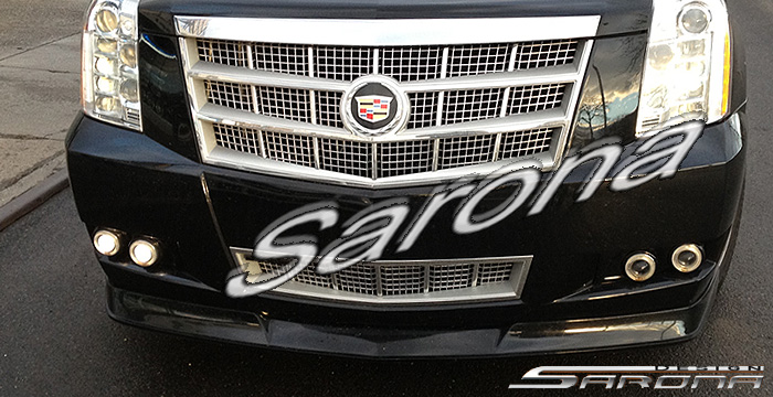 Custom Cadillac Escalade  SUV/SAV/Crossover Front Add-on Lip (2012 - 2014) - $390.00 (Part #CD-008-FA)